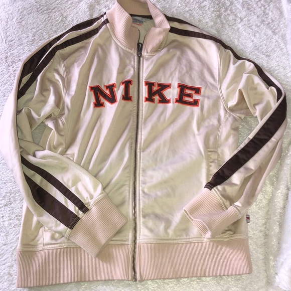tan nike jacket